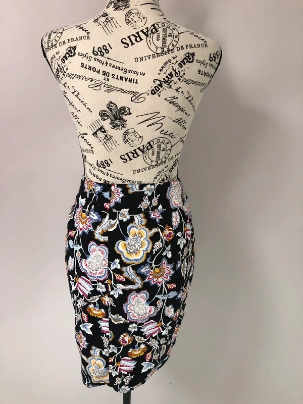 🖤 Falda drapeada floreada – Promod – T. 40 – Muy buen estado – photo 6